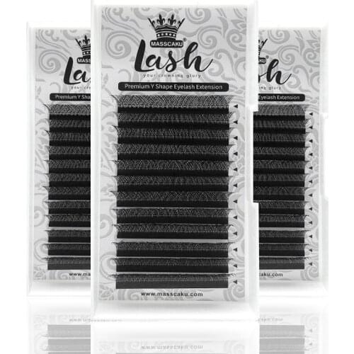 Hot Sale YY Lashes Premium Mink Faux Eyelash Extension Custom Private Label And Box For Solon Lash Supplies