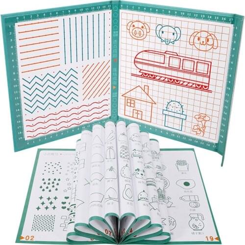 Writting Training Book Kids Toys Montessori Materials Educational Toys For Children Painting Drawing Baby Book Teaching Aids