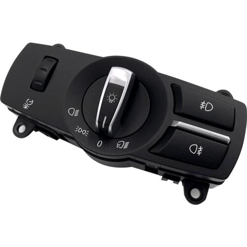 Car Headlight Fog Lamp Switch Headlamp Switch For Bmw F10 F11 F01 F02 5 7 Series Front Lamp Adjust Switch Replace Car Accessorie