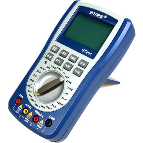 ET201 Digital Handheld Scopemeter Portable Multimeter Storage Oscilloscope Scope Meter Electronic Multimeter Avometer