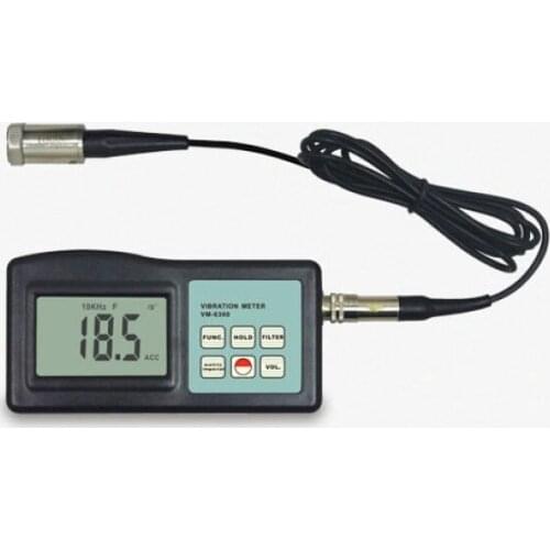 Handheld Vibration Meter Tester VM-6360 + RS232C Interface Digital Vibrometer