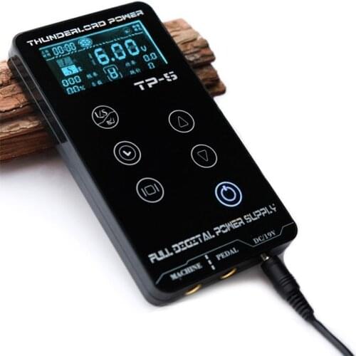 Professional Thunder TP-5 Digital Tattoo Power Supply LCD Touch Screen Display