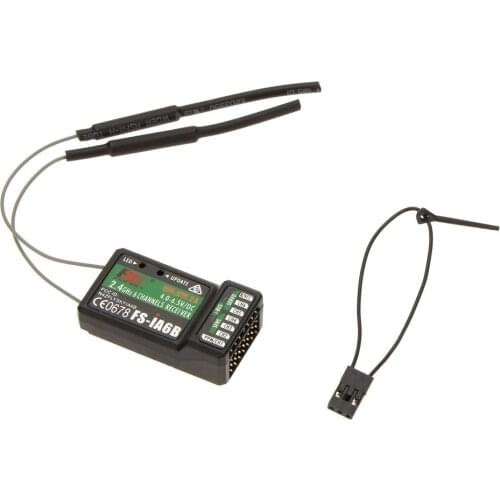 F17294 Flysky FS-iA6B 2.4G 6 Channel 6CH RC Receiver PPM Output with iBus Port for FS i4 i6 i10 RC Transmitter