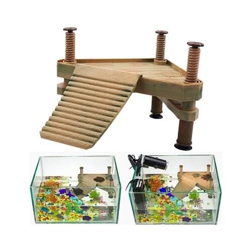 Reptile Turtle Floating Basking Platform Pet Accessories Fish Tank Decoration Size M