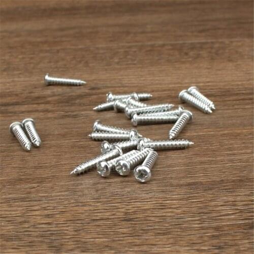 Stainless Steel Self-Tapping Screws Cross Round Head Big Flat Head Screws Hardware Tools High Carbon Steel Flat Head Screws