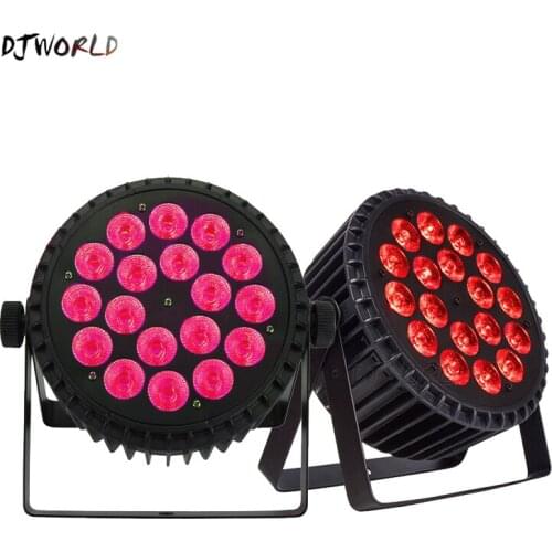 Aluminum Alloy LED Panel Light 18x12W Party Lighting Disco DJ Luces Led Decoration Party Control For Stage Light Show