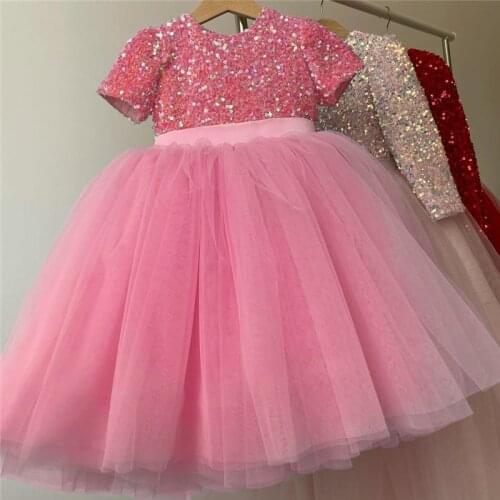 Princess Girl Tulle Dress Party Chidlren Clothes Girls Baby Ball Gown Embroidery Flower Wedding Dresses Kids Frocks