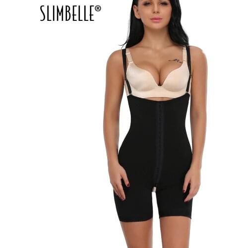Full Body Shaper Women Waist Trainer Corset Slimming Shapewear Butt Lifter Tummy Control Black Bodysuits Postpartum Underwear