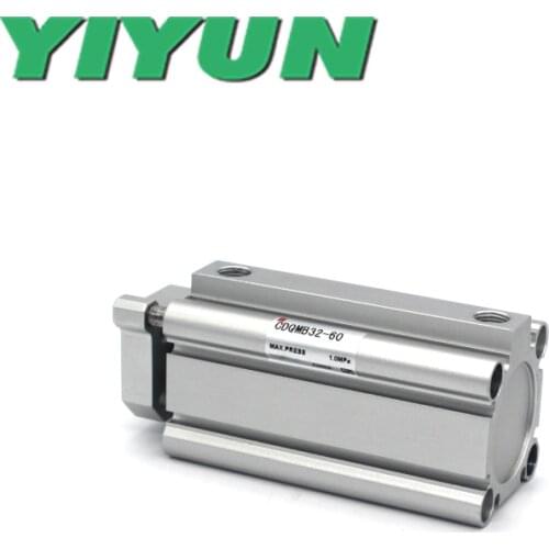 CQMB32-5/10/15/20/25/30/35/40/45/50 YIYUN perform Pneumatic components air tool Compact Cylinder Guide Rod Type CQM series