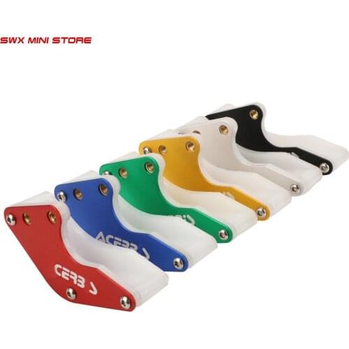 Aluminum With Plastic Chain Guard Guide Protector Chain Roller For XR TTR KOYO CRF KLX 50 70 110 Motorcycle Motocross Dirt Bike