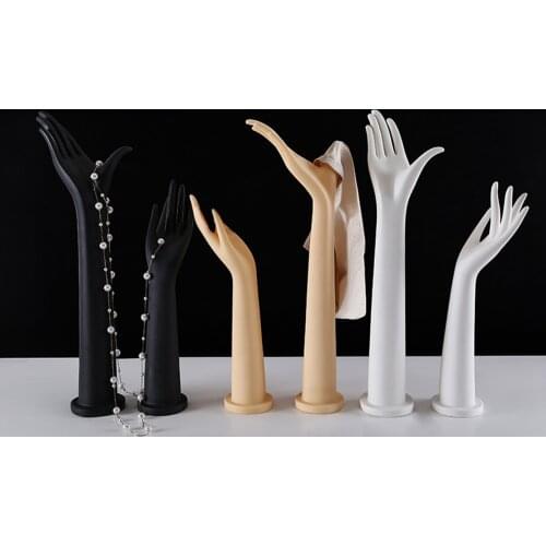 Woman Mannequin Hand Model for Necklace Bangle Stand Organizer for Showcase