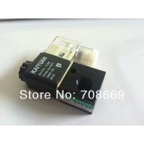 3V1-08 24V DC 3Port 2Pos 1/4" BSP Normally Closed Solenoid Air Valve Coil Led