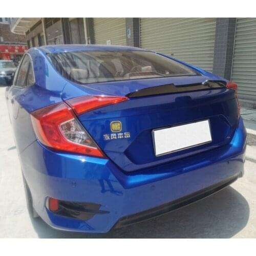 FOR M4 Style Accessories Spoiler NEW Honda Civic 2016-2021 Civic Sedan Car Trunk Wing Tail Fin FRP Material Color Spoiler Refit