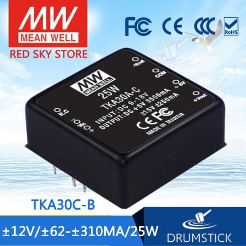 Patriotic MEAN WELL TKA30C-B 12V 310mA meanwell TKA30 12V 25W DC-DC Triple Output Converter
