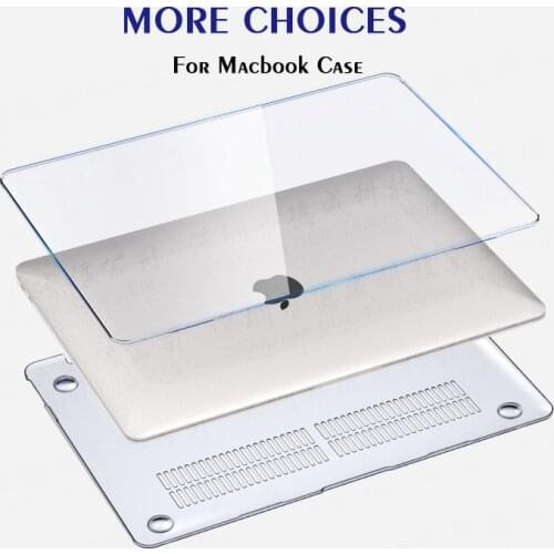 Funda de cristal para portátil Apple MacBook Air Pro 13.3, 15, 13, 12 pulgadas, Pro 13, A1932, A1989, con barra táctil