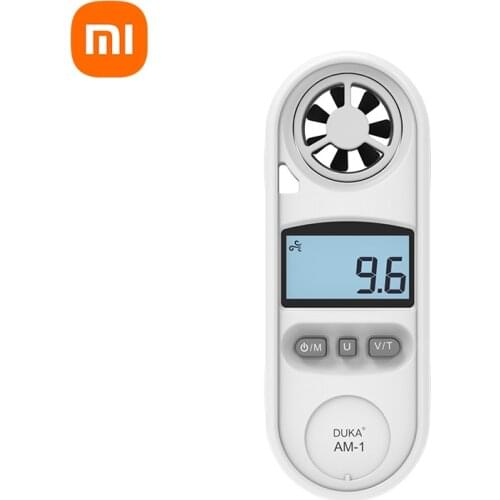 Xiaomi DUKA Digital Anemometer Handheld Wind Speed Meter for Measuring Wind Speed Temperature and Wind Chill with Backlight LCD