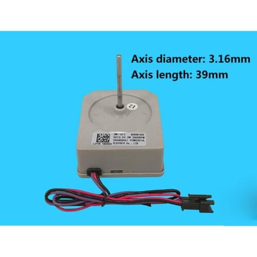 Refrigerator DC Fan Motor for MeiLing Rongsheng Double Door freezer Refrigerator ZWF-10-2 B03081032 Repair Parts DC13.2V 2W