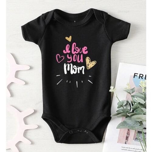 Jumpsuits for Girls Love Mom Cotton Baby Clothes Newborn Boy romper Babies Clothing Long Sleeve New Born Autumn Jumpsuit