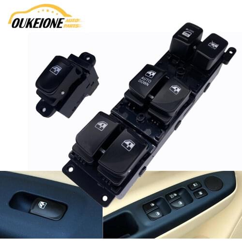 Power Master Passenger Window Control Console Lifter Switch for Hyundai Accent GLS Sedan 4-Door 2007-2010 935701E110 935801E000