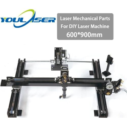 DIY Co2 Laser Engraving Cutter Machine Parts Set 600*900mm Size Mechanical Laser Spare Parts Kit