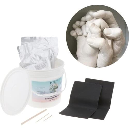 Keepsake Hands Casting Kit | DIY Plaster Statue Molding Kit | Hand Holding Craft for Couples, Adult & Child, Wedding,Anniversary