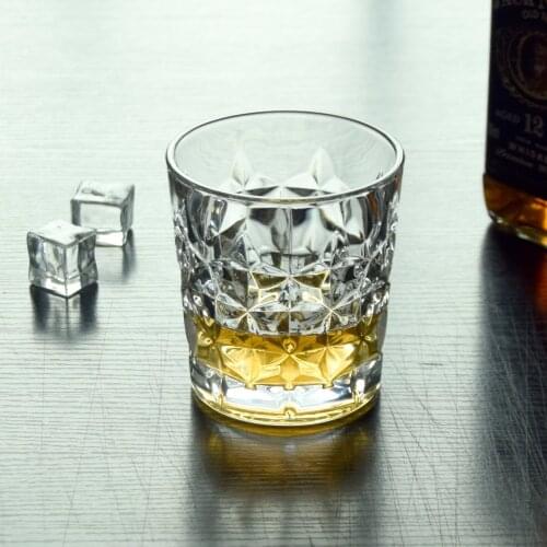 Set of 2 top quality crystal whiskey wine glass for party club beer drinking glass cups 0901-58