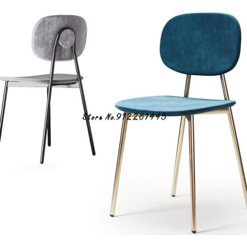 Dining Chair Nordic Home Simple Modern Creative Leisure Chair Backrest Restaurant Stool Ins Net Red Desk Chair
