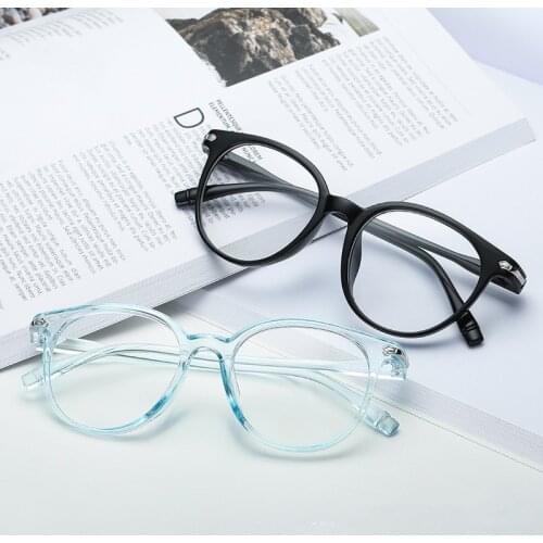 2021 Trends Office Anti Blue Light Oversized Retro Computer Glasses Women Blue Blocking Gaming Big Size Men Eyeglasses Frame