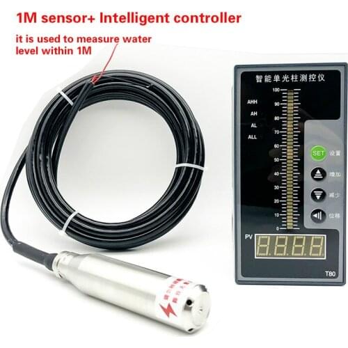 Level transmitter Level Controller input type level sensor fire water tank level indicator 4-20MA 1m/2m/3m/4m/5m/6m/8m/10m