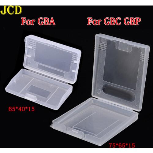 10pcs For GameBoy Advance Pocket Clear Plastic Game Cards Cartridge Case Dust Cover Case For GBA GBC GBP Protector Holder Cover