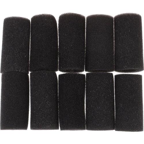 10pcs Useful Aquarium Fish Tank Cotton Filter Foam Sponge Pond Black Color