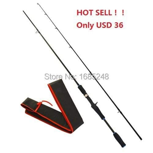 2.10m!-7' 2 Sections 8-25g Full Carbon Casting Fishing Rod---------- Better Price! Best Performance