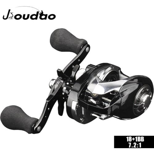 7.2:1 Left and Right Hand 18+1BBs Baitcasting Fishing Reel Gear Ratio Fishing Bait Casting Reel Saltwater Fishing