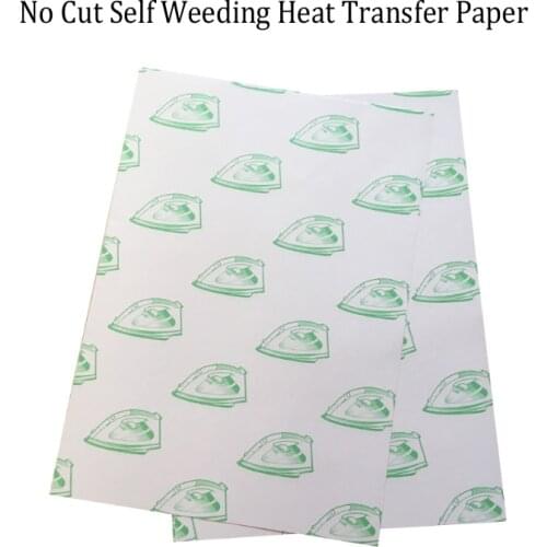 A4 10pcs 20pcs High quality light no cut self weeding heat transfer paper for laser color printer