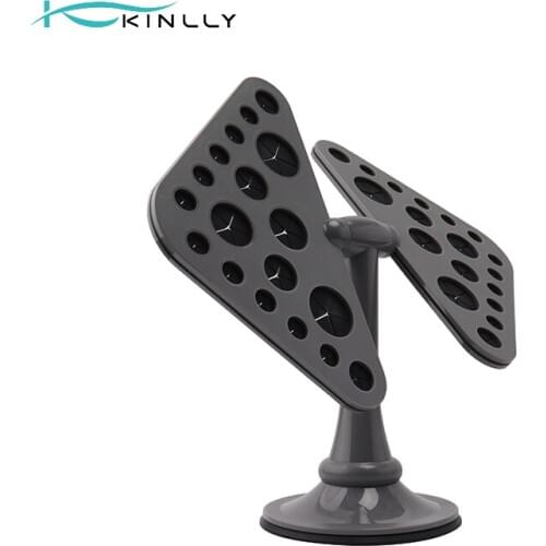 Makeup Brushes Holder Stand Collapsible Air Drying Makeup Brush Organizing Tower Tree Rack Holder Cosmetic Tool