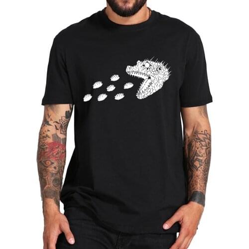 Dorohedoro Kaiman Eating Gyozas T Shirt Japanese Fantasy Anime Manga T-Shirt Crewneck Soft Tee Tops 100% Cotton