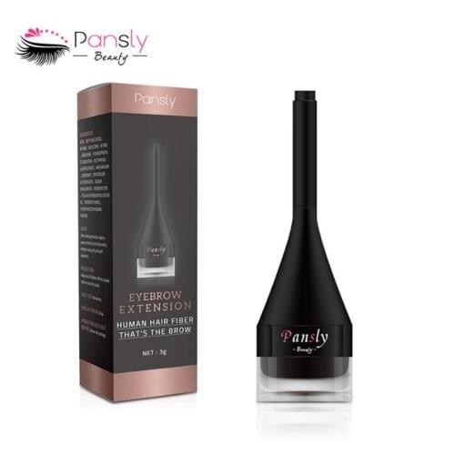 Hot explosion natural fiber eyebrows cream pastes 3d eyebrow fiber gel