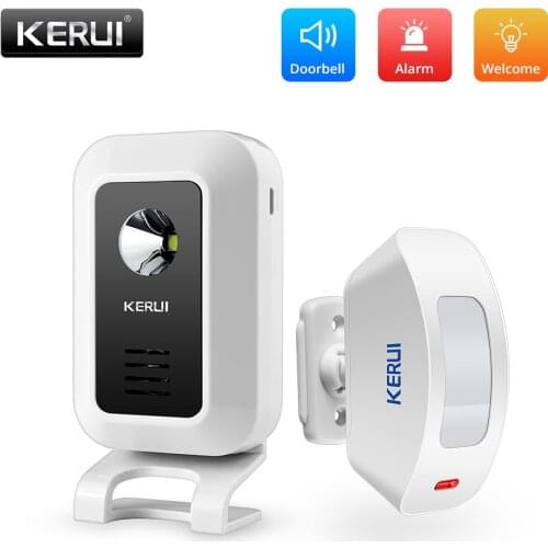 KERUI M7 Wireless Welcome Doorbell 433Mhz Home Security PIR Motion Detection Alarm System 32Songs Door Chimes Smart Doorbell