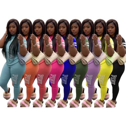 Pink Bodysuit Women Rompers Womens Jumpsuit One Piece Outfit Sexy Fashion Slim Stretch Winter Clothes Wholesale Dropshipping