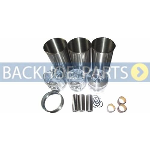 Cylinder Liner Kit for Komatsu Excavator PC25-1 PC30-7 PC35R-8 PC30MRX-1 Yanmar Engine 3TNE84 3TNE84T Komatsu Engine 3D84E