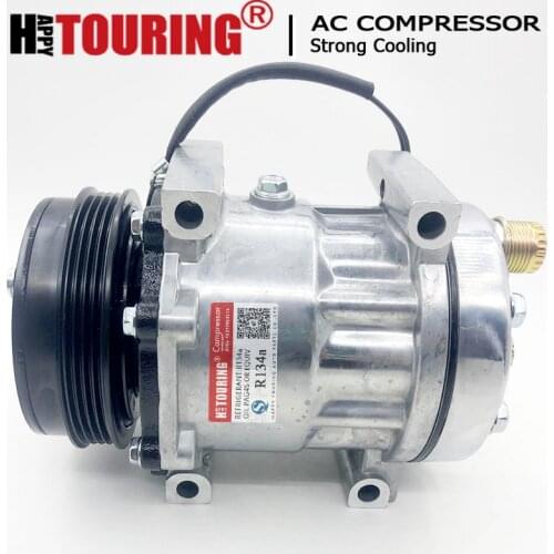 For Sanden sd7h15 compressor aircon pump For LAND ROVER DEFENDER LD Pickup 2.5 Td5 JPB101200 TSP0155160 8FK351132231 SD 8076