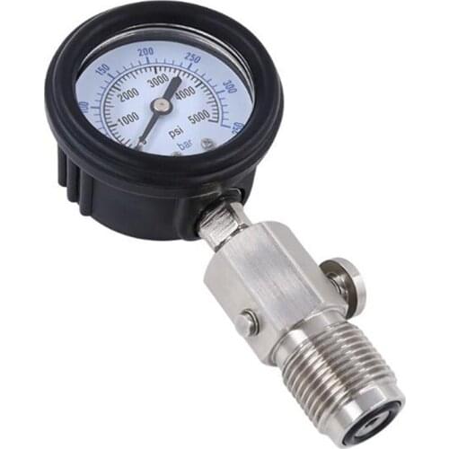 New DIN Air Tank Pressure Checker For Scuba Diving With 350Bar Gauge,Diving Gauge