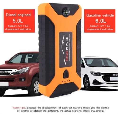Car Jump Starter Power Bank 20000mA 600A 12V Portable Emergency Battery Car Charger Booster External Battery Starting Device