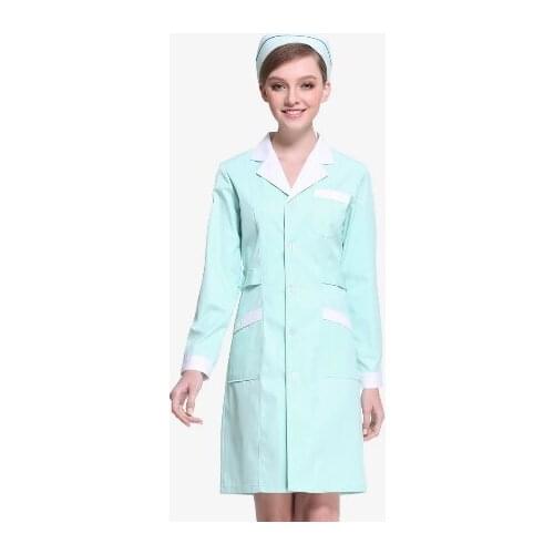 Beauty salon work clothing white scrubs coats pet grooming scrubs workwear Short/Long sleeved Famale health service lab coat new