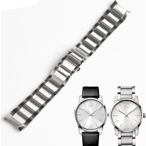 WENTULA watchbands for CK K2G211 K2G231 stainless steel solid band