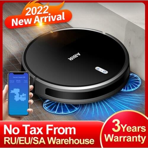 ABIR G20S Robot Vacuum Cleaner,Map Memory,6000Pa Suction,Remote Upgrade,Wet Mopping Disinfection,Smart Floor Washing for Home