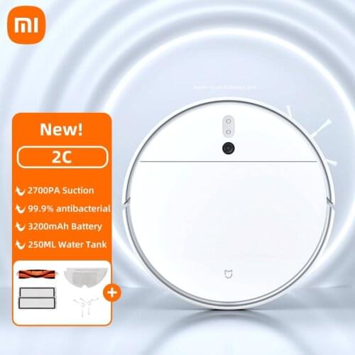 XIAOMI MIJIA Mi Sweeping Mopping Robot Vacuum Cleaner 1C for Home Auto Dust Sterilize 2500PA cyclone Suction Smart Planned WIFI