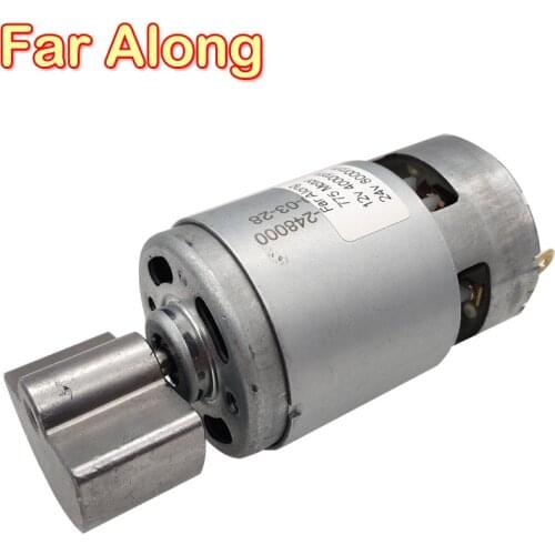 High Power 60W 12V 24V DC Vibration Motor Strong Vibration High Speed 4000 To 8000RPM Electric Motor Use For Massage Equipment