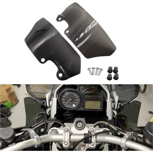 1 Pair ABS Motorcycle Side Windshield for BMW R1200GS BMW R1200GS Adventure 2004-2012 Side Windshield Windscreen Wind Deflector