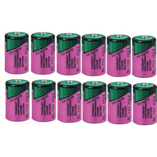 12pcs/lot Hot new high quality TL-5902 1 / 2AA ER14250 SL350 3.6V 1/2 AA PLC lithium battery